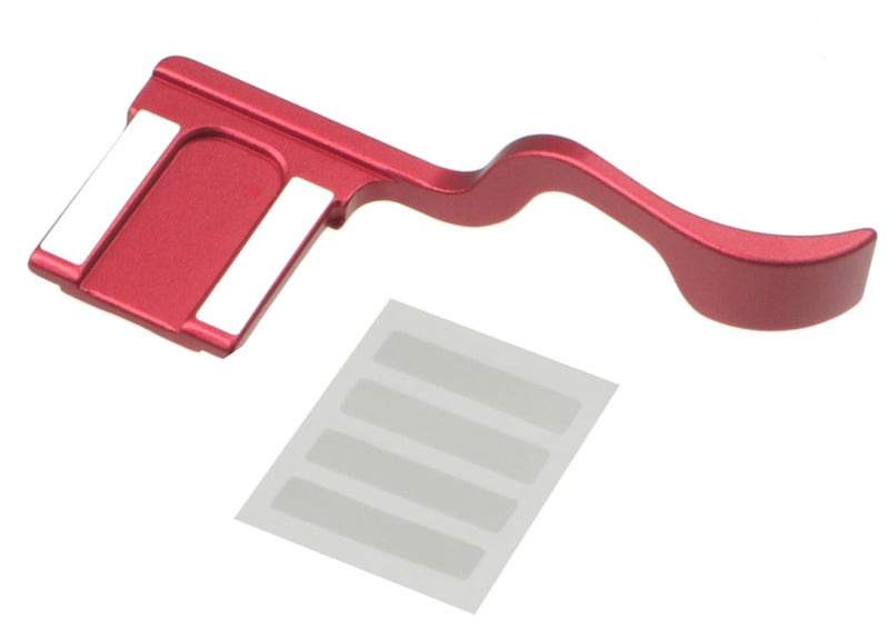 HITHUT Metal Hot Shoe Thumb Grip for Fujifilm X-T10 X-T20 X-T30 X-T30II Camera Accessories Red - Image 4